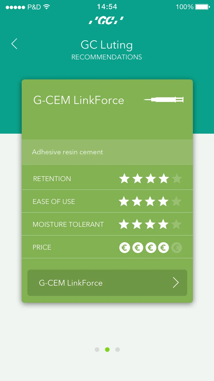 GC luting guide | Indus Appstore | Screenshot
