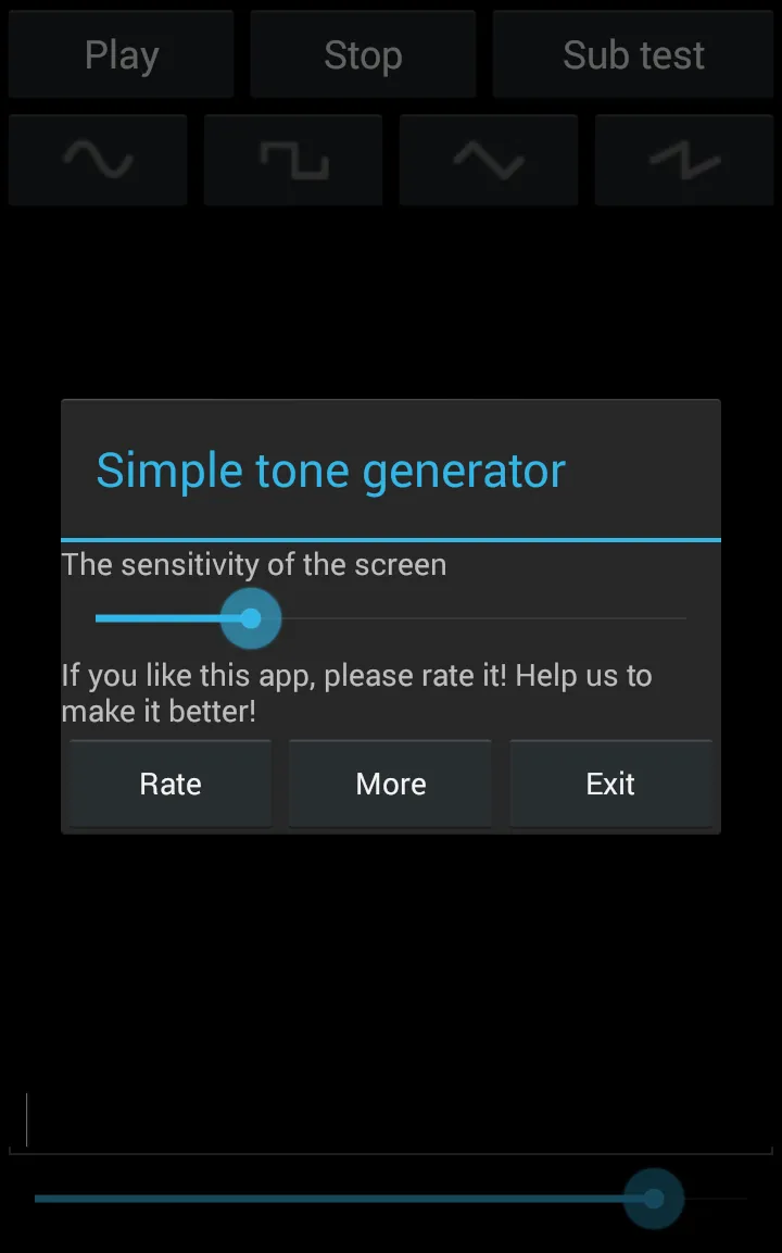 Simple tone generator | Indus Appstore | Screenshot