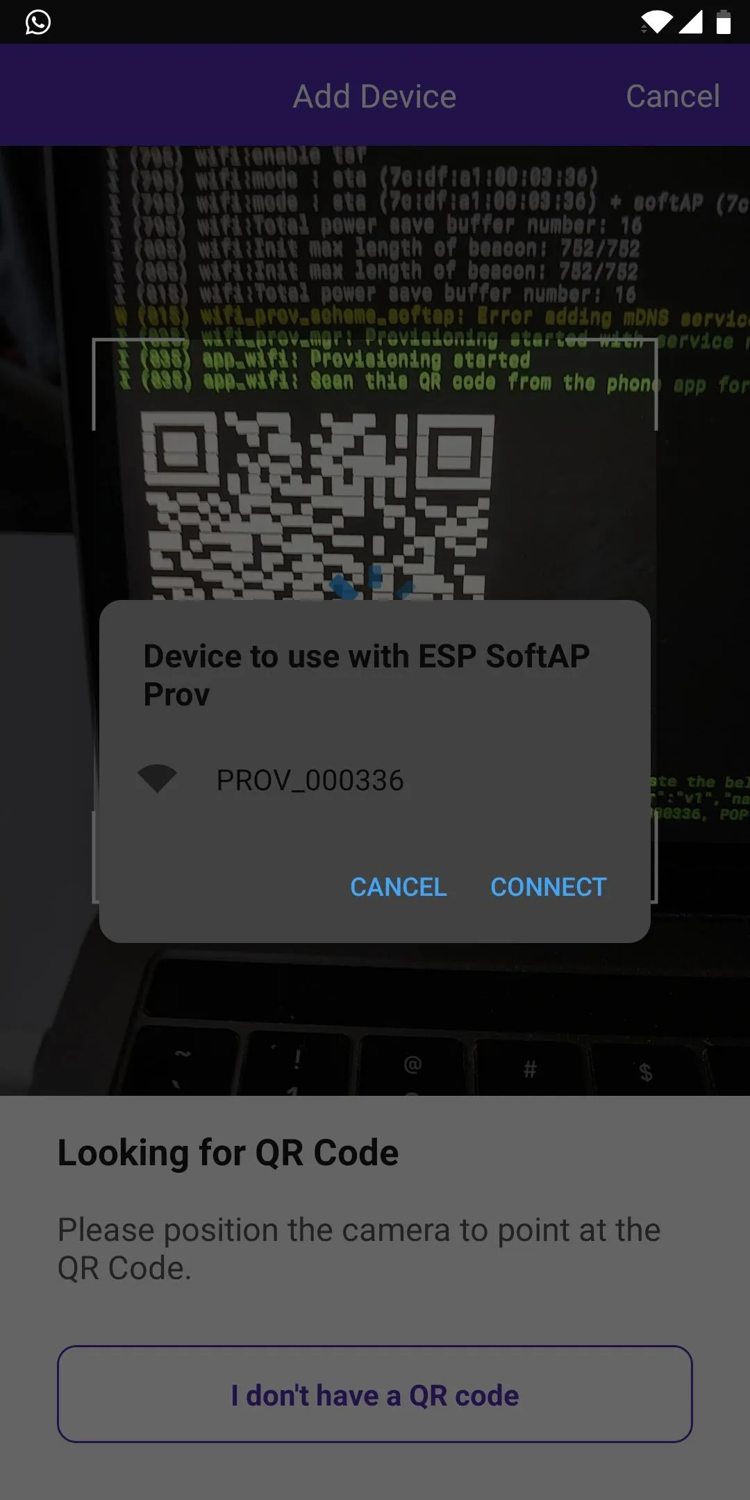 ESP SoftAP Provisioning | Indus Appstore | Screenshot