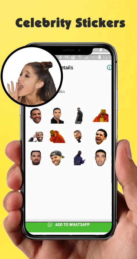 Funny Celebrity Sticker for Wh | Indus Appstore | Screenshot