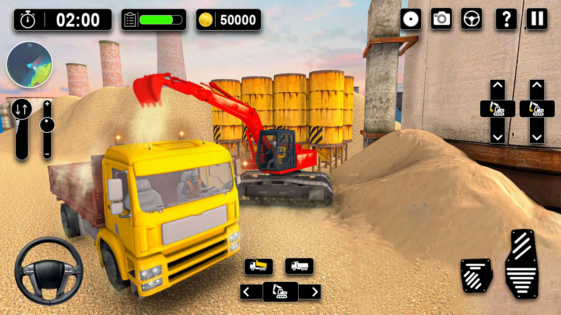 Heavy Sand Excavator 3D Sim | Indus Appstore | Screenshot