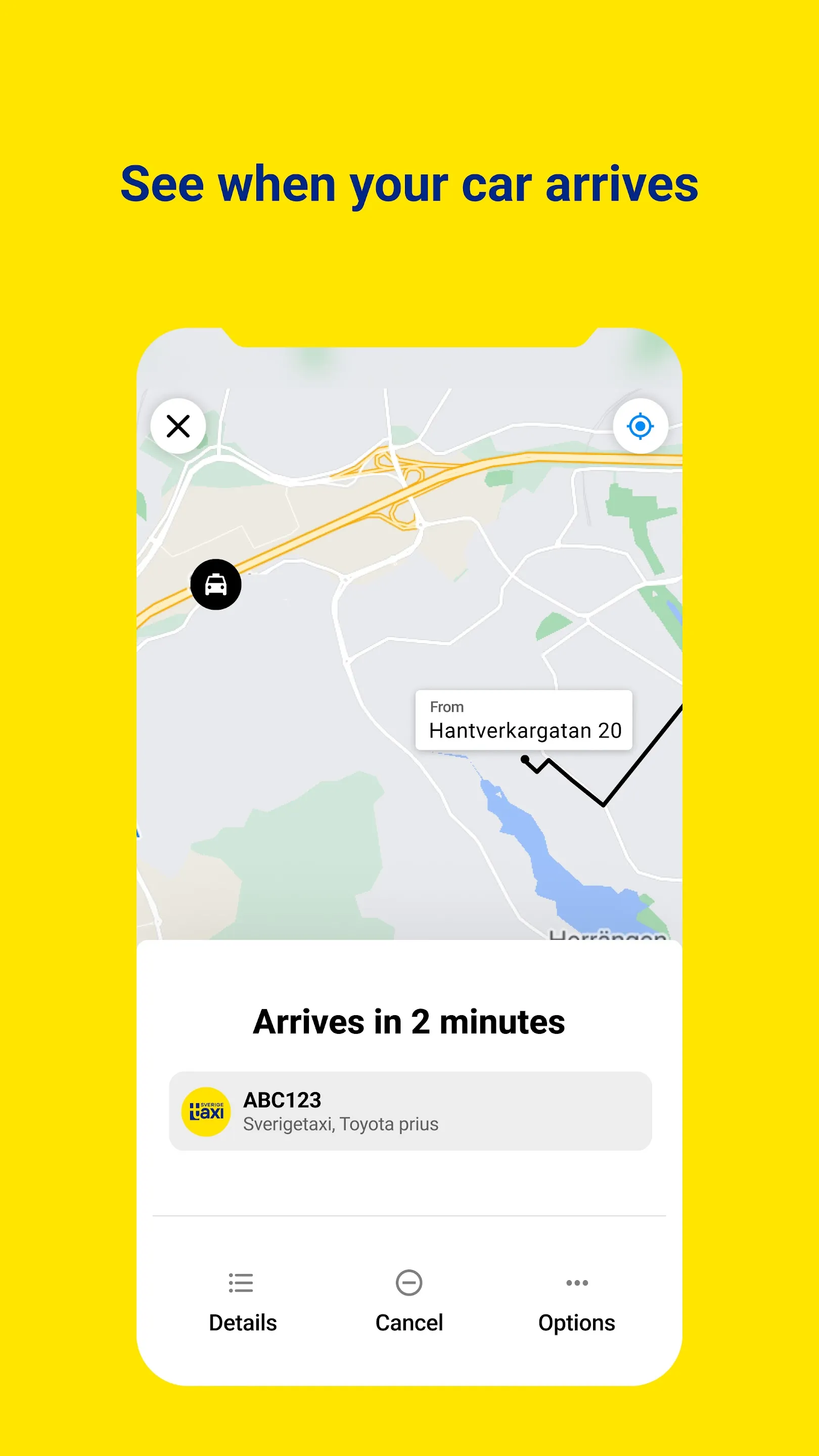 Sverigetaxi | Indus Appstore | Screenshot