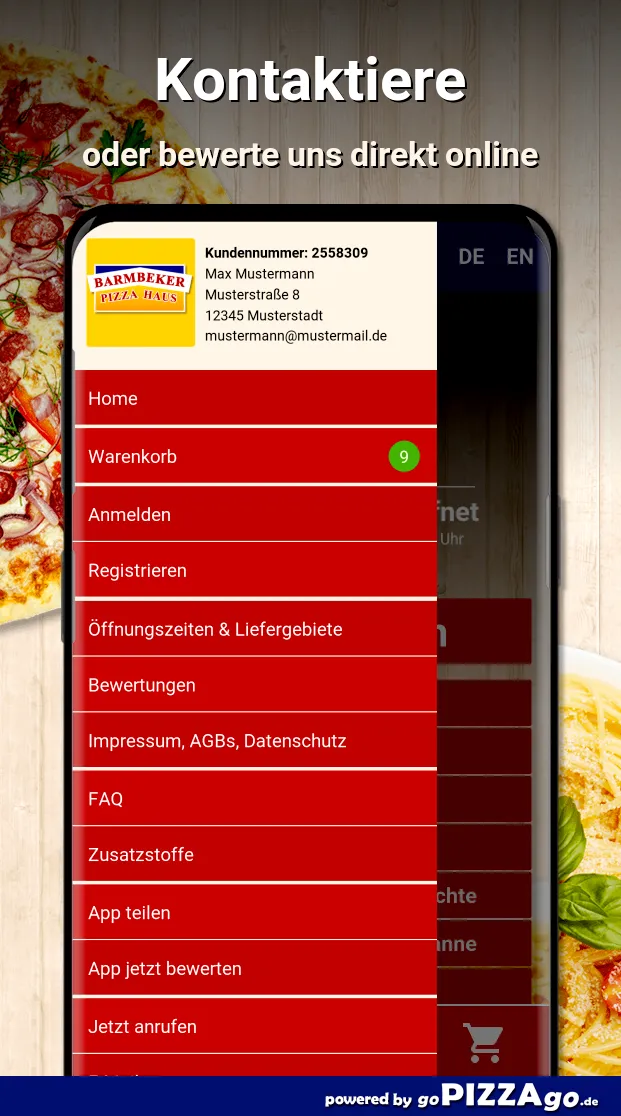 Barmbeker Pizza Haus Hamburg | Indus Appstore | Screenshot