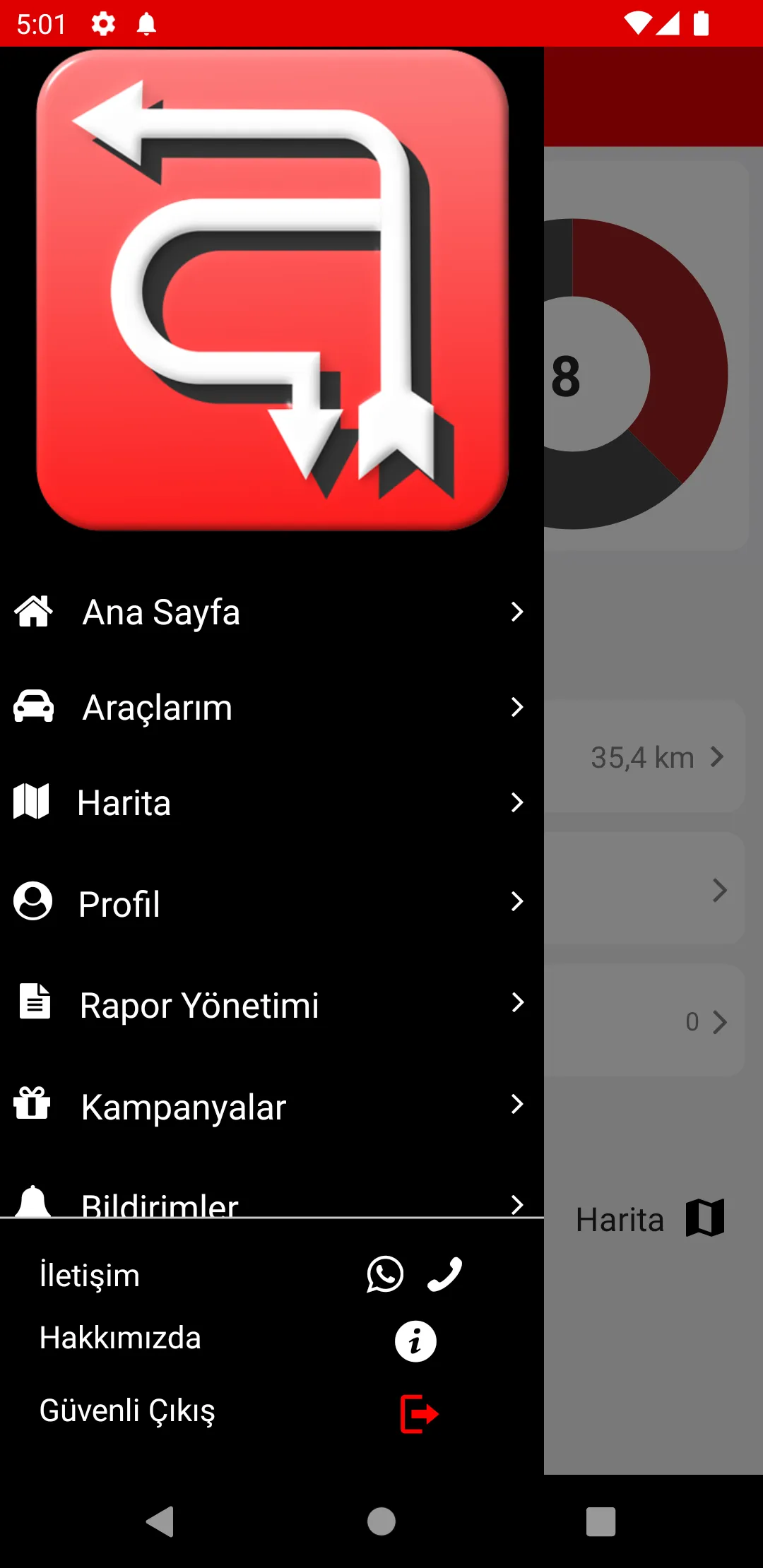 Arte Araç Takip | Indus Appstore | Screenshot