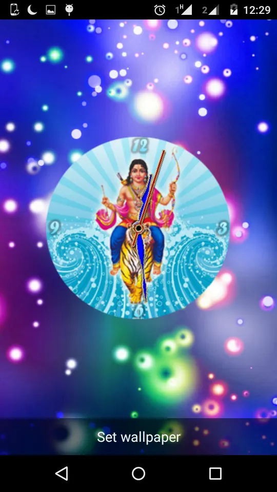 Ayyappa Clock Live Wallpaper | Indus Appstore | Screenshot