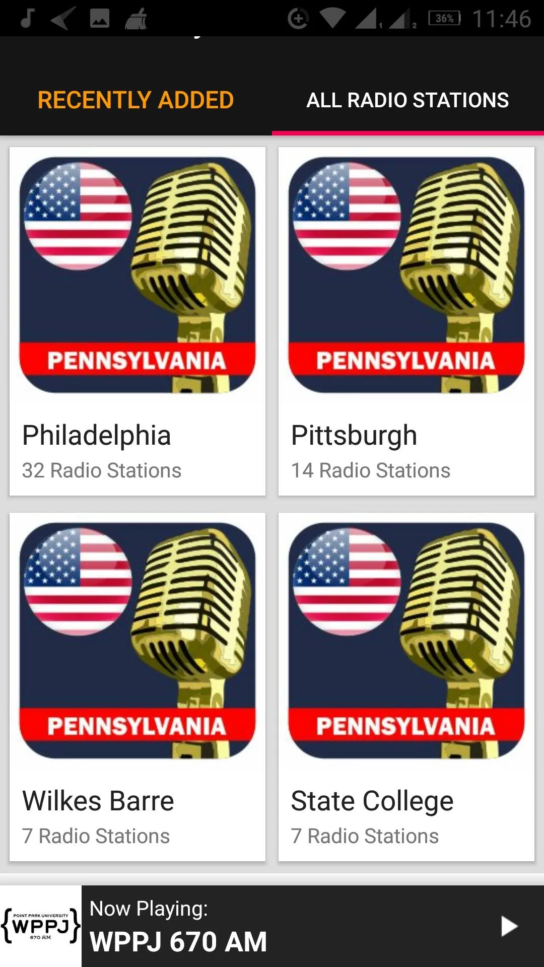 Pennsylvania Radio Stations | Indus Appstore | Screenshot