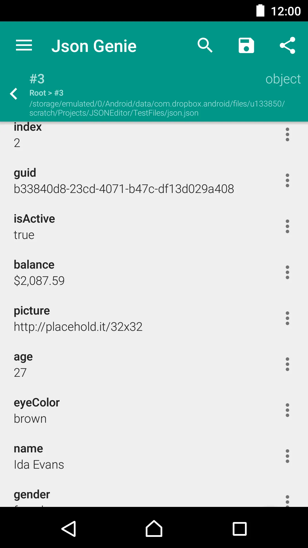 Json Genie (Viewer & Editor) | Indus Appstore | Screenshot