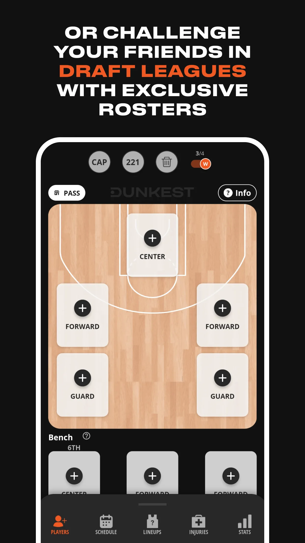 Dunkest - NBA Fantasy | Indus Appstore | Screenshot