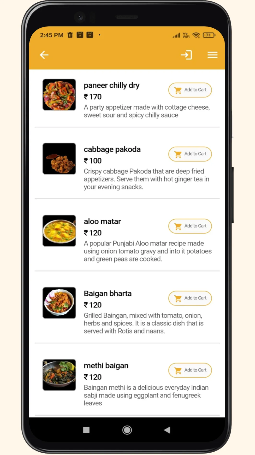 Foodizo: Find Home Kitchens | Indus Appstore | Screenshot