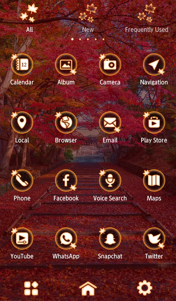 Autumn Bishamondo Theme | Indus Appstore | Screenshot