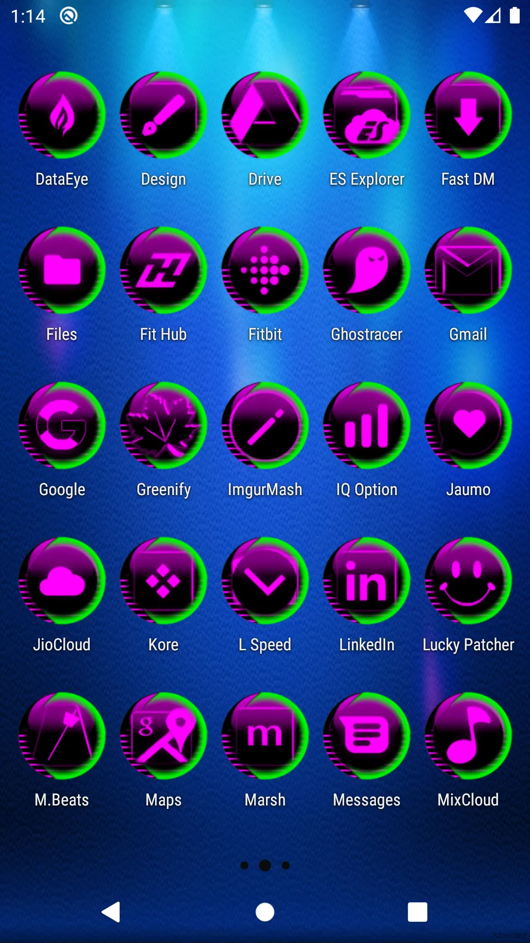 Pink Icon Pack Style 7 | Indus Appstore | Screenshot