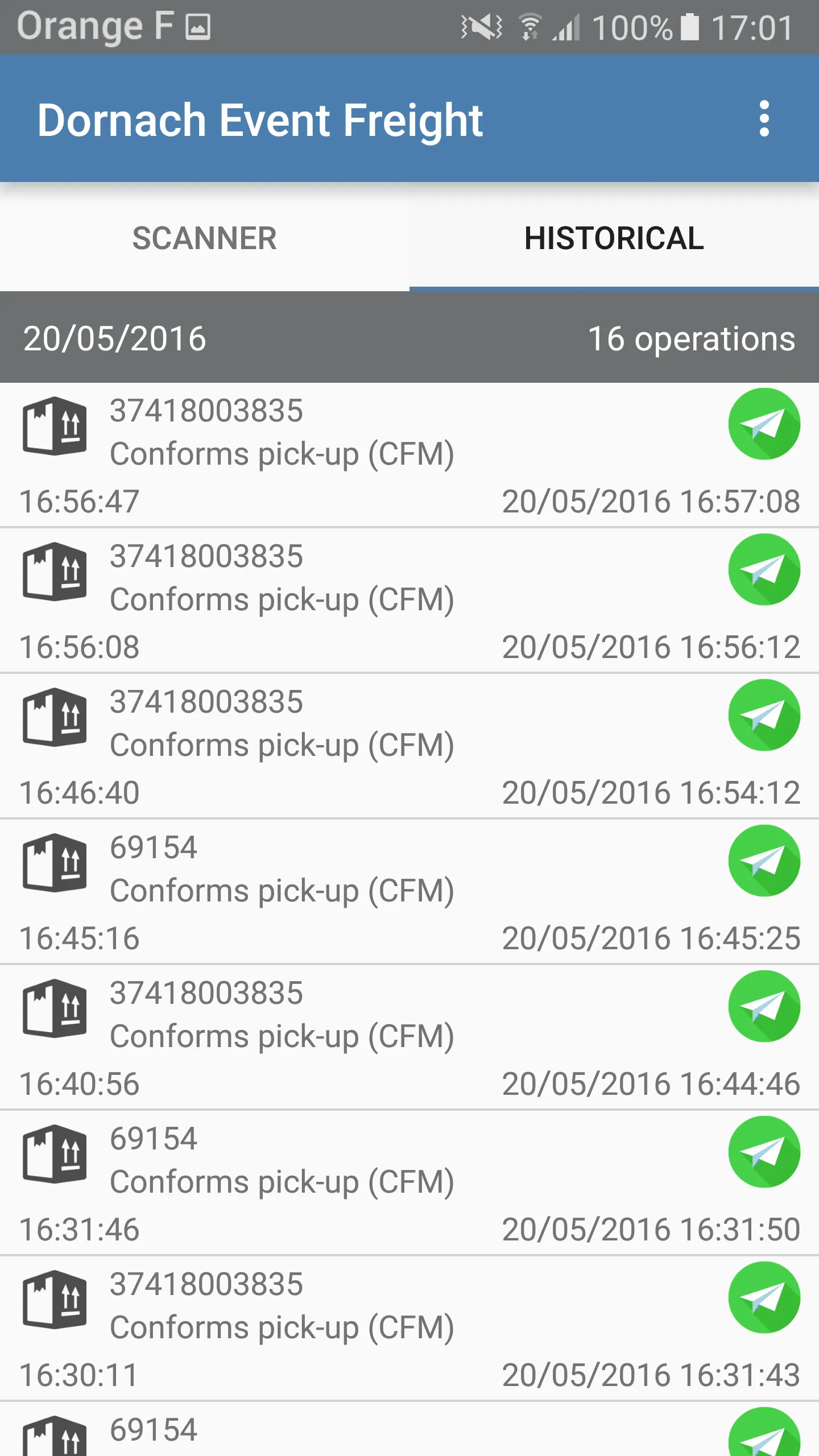 Dornach Event Freight | Indus Appstore | Screenshot