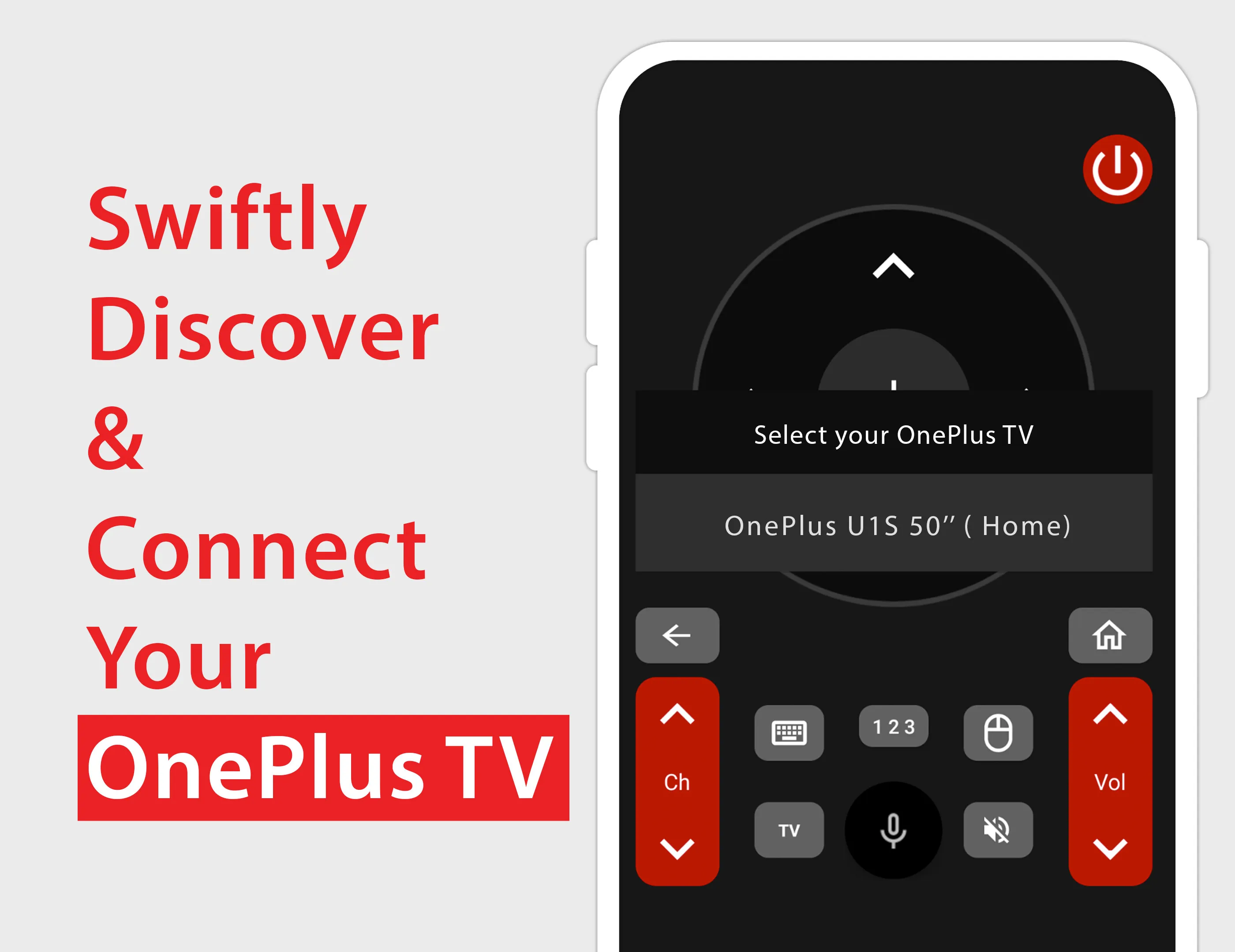 OnePlus TV Remote - Android TV | Indus Appstore | Screenshot