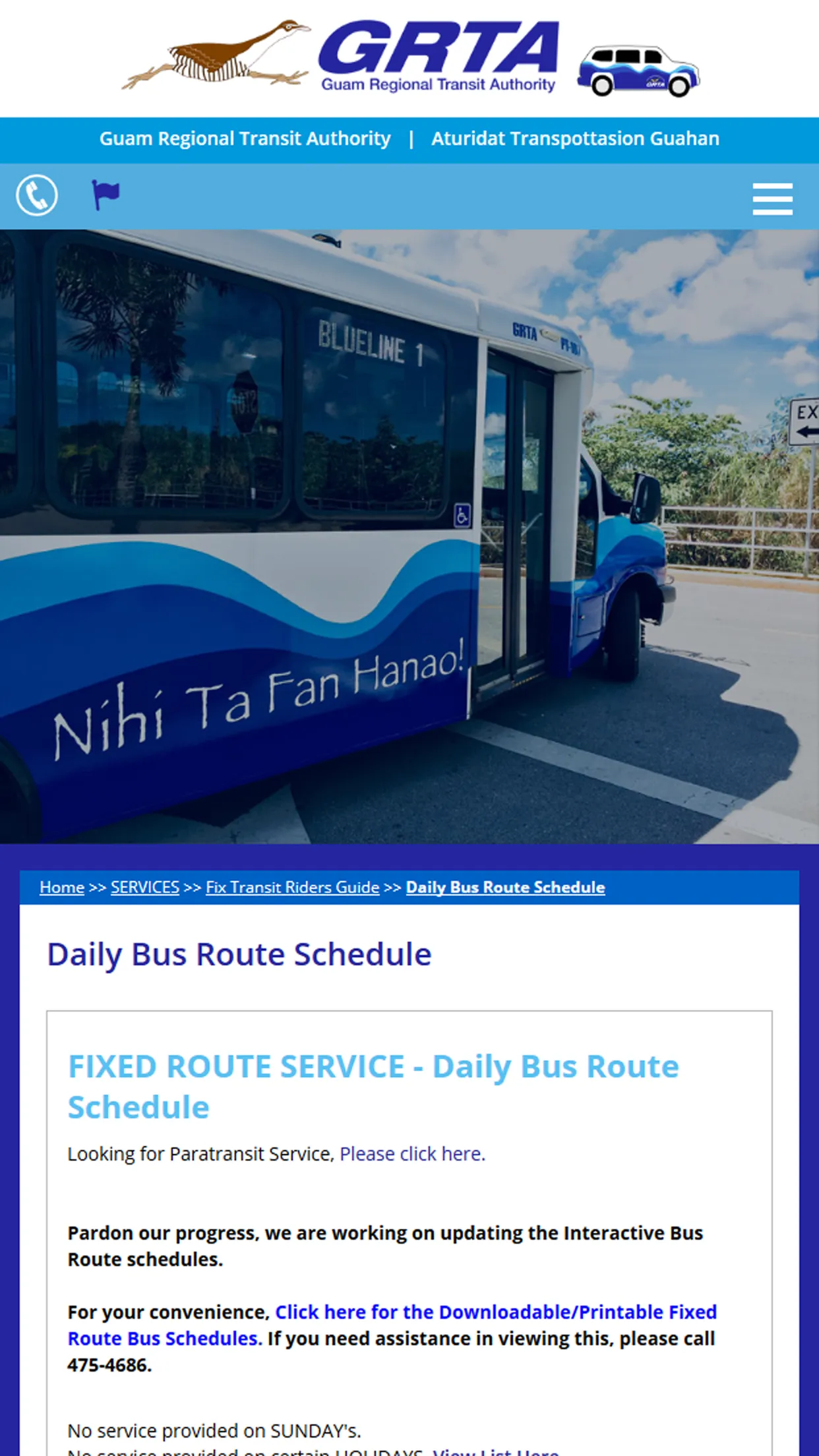 GRTA - Guam Transit | Indus Appstore | Screenshot