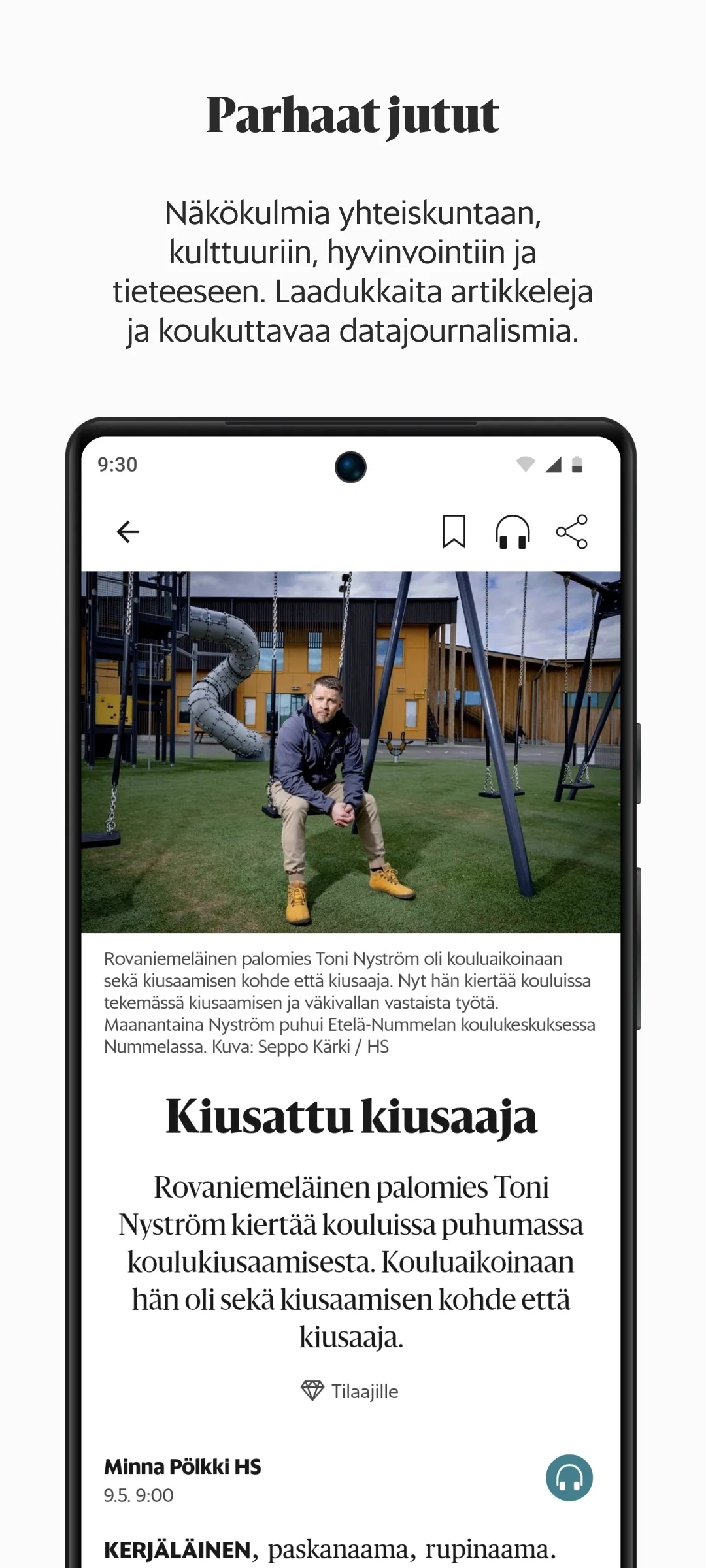 Helsingin Sanomat | Indus Appstore | Screenshot