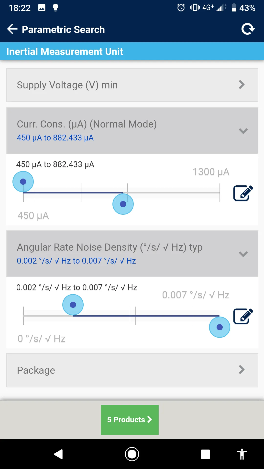 ST Sensors Finder | Indus Appstore | Screenshot