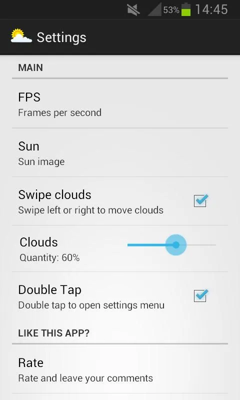 Sun and Clouds Live Wallpaper | Indus Appstore | Screenshot