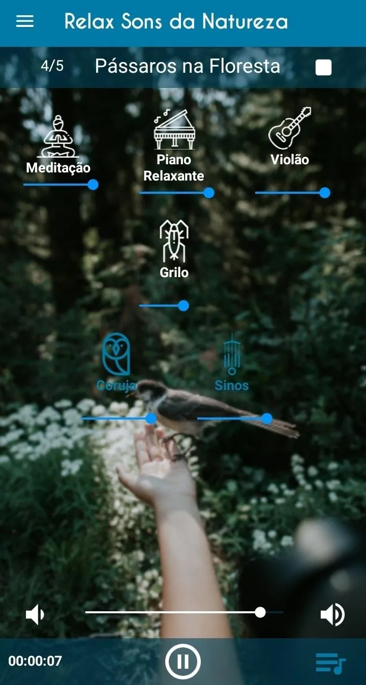 Sons da  Natureza Para Relaxar | Indus Appstore | Screenshot