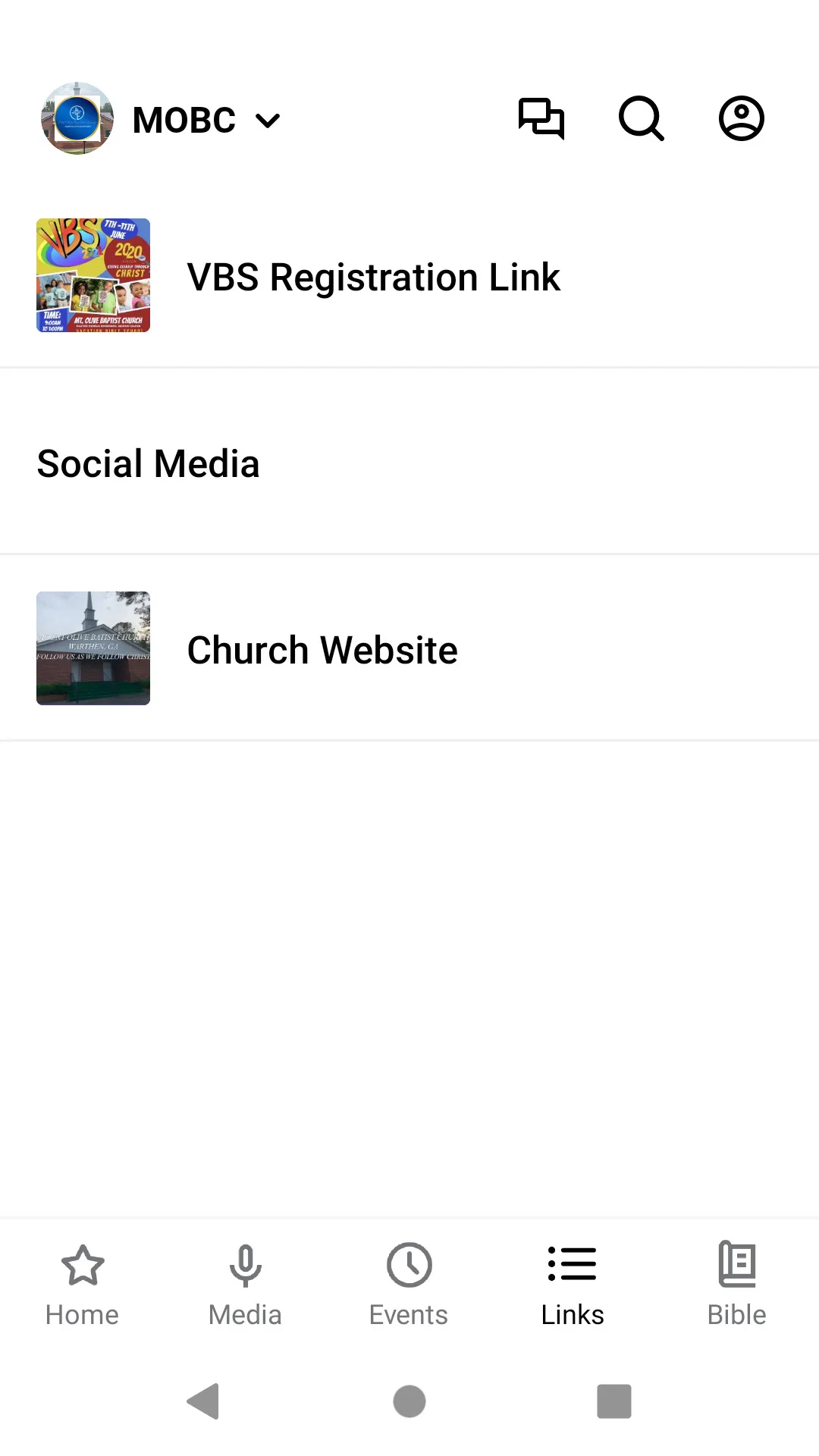 Mount Olive Baptist Church GA | Indus Appstore | Screenshot