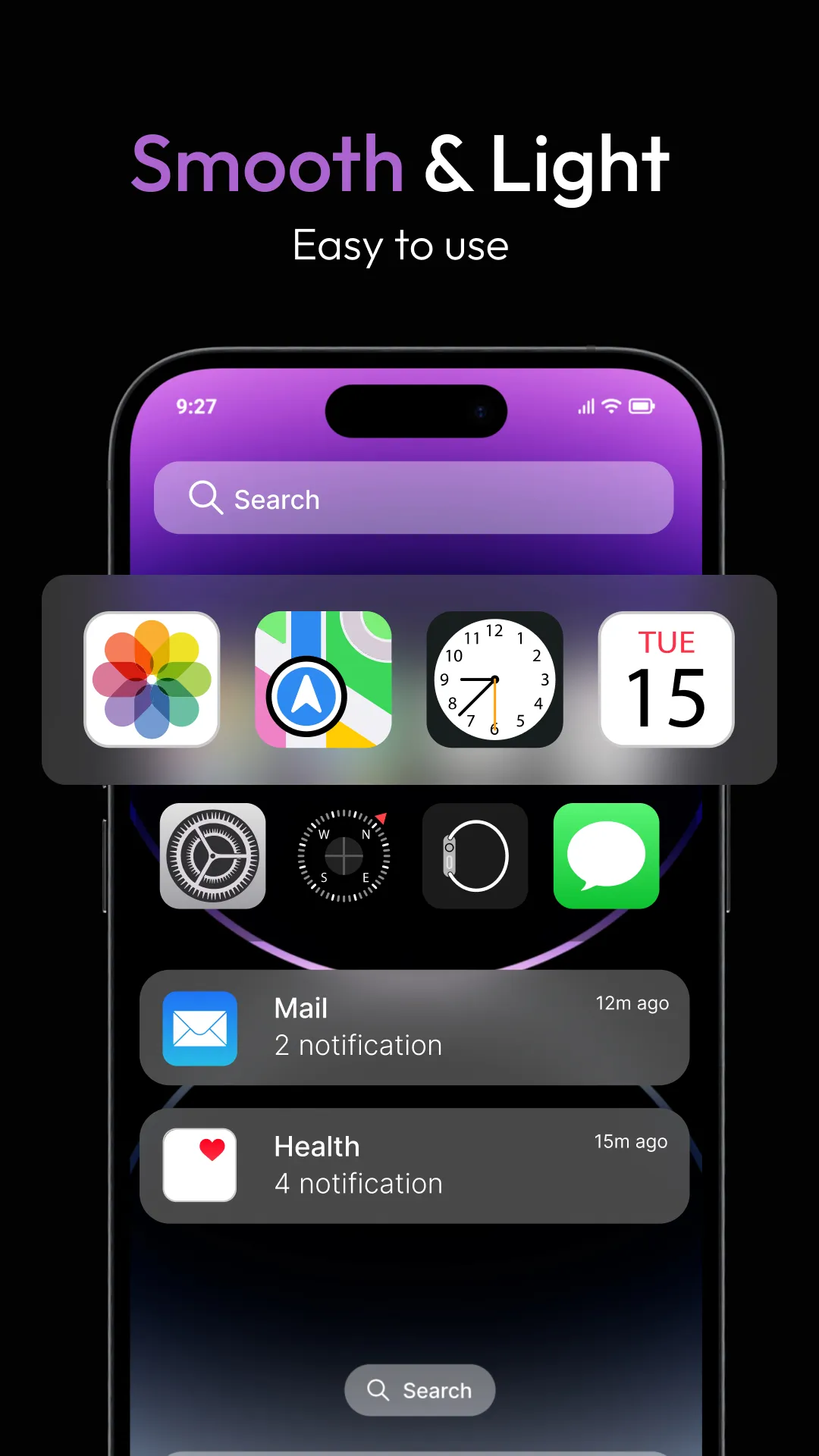 Launcher iOS16 - iOS Themes | Indus Appstore | Screenshot