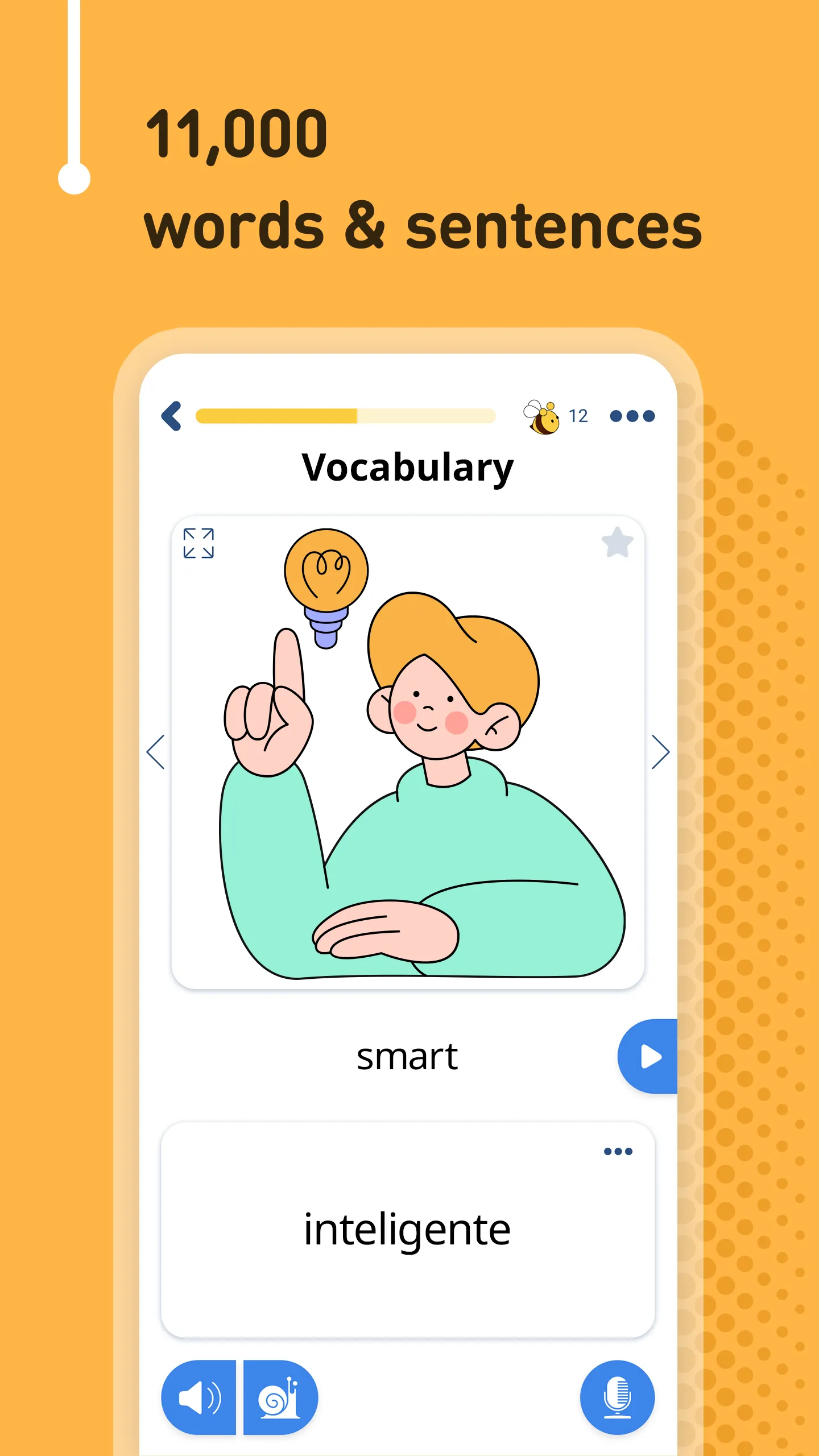 Learn Spanish - 11,000 Words | Indus Appstore | Screenshot