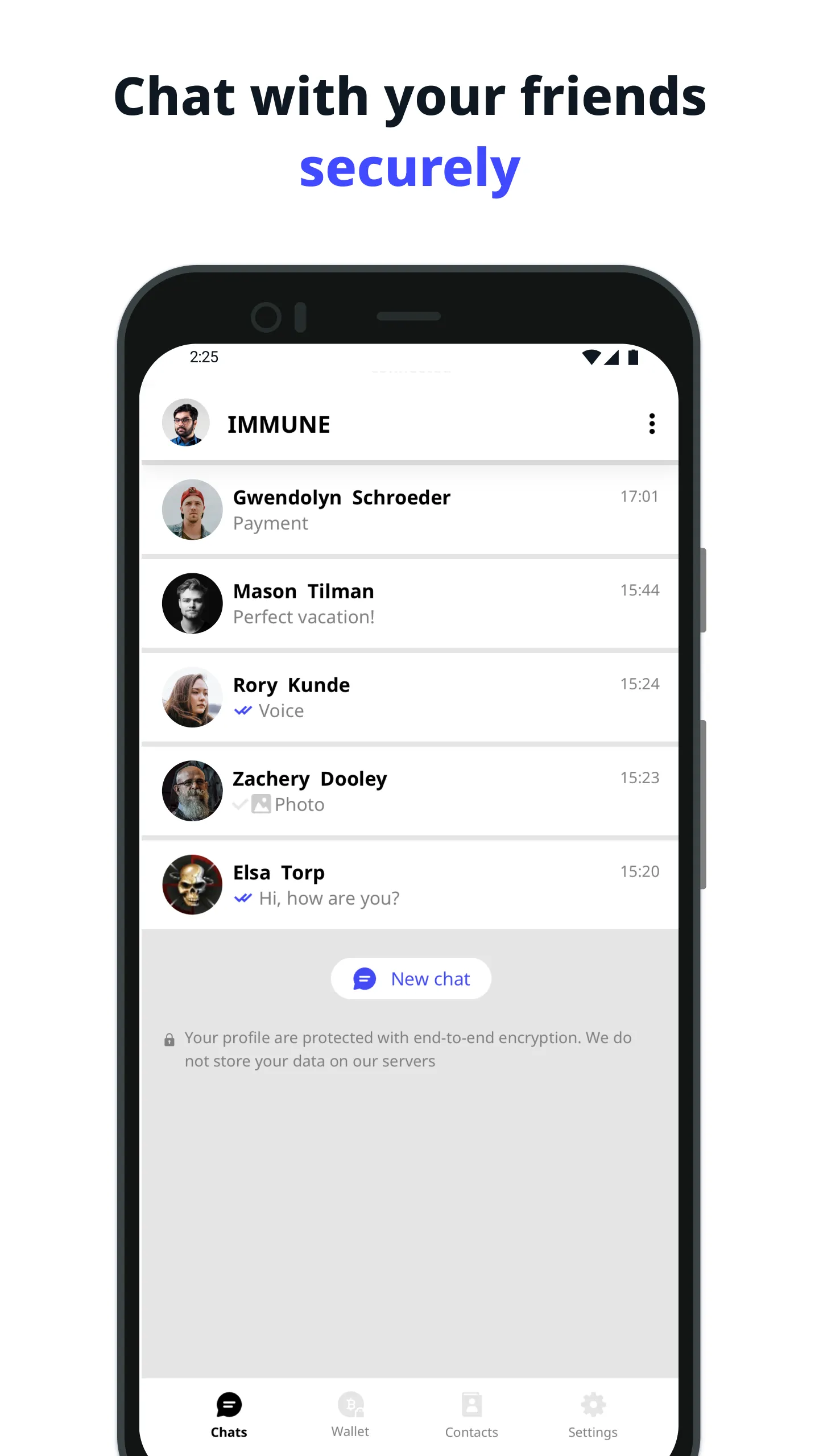 IMMUNE Messenger | Indus Appstore | Screenshot