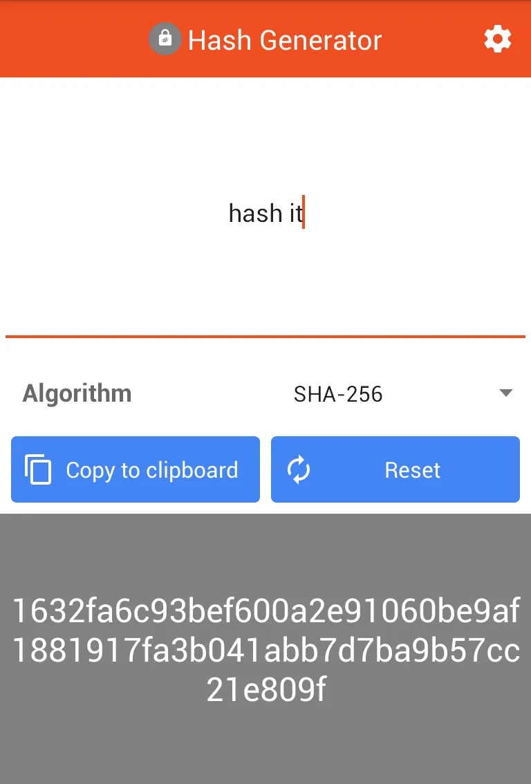 Hash Generator | Indus Appstore | Screenshot