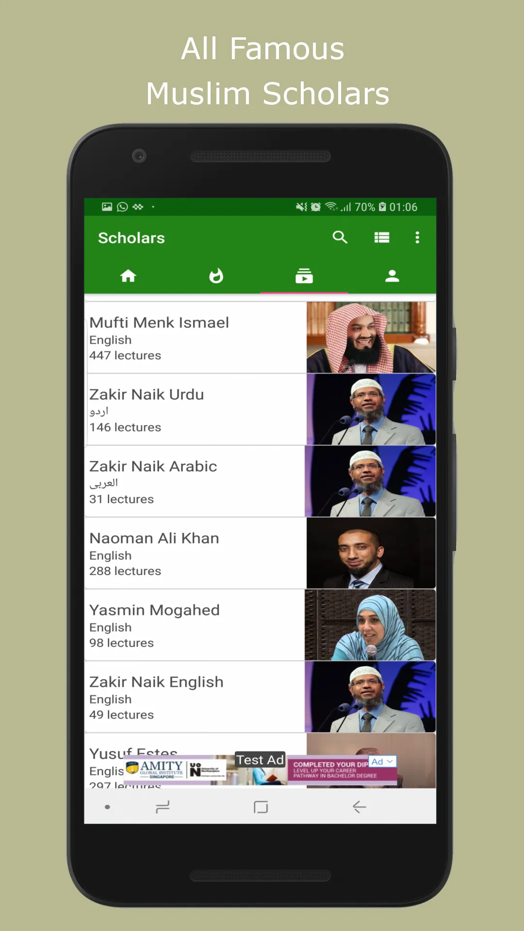 Islamic Video Lectures - Famou | Indus Appstore | Screenshot