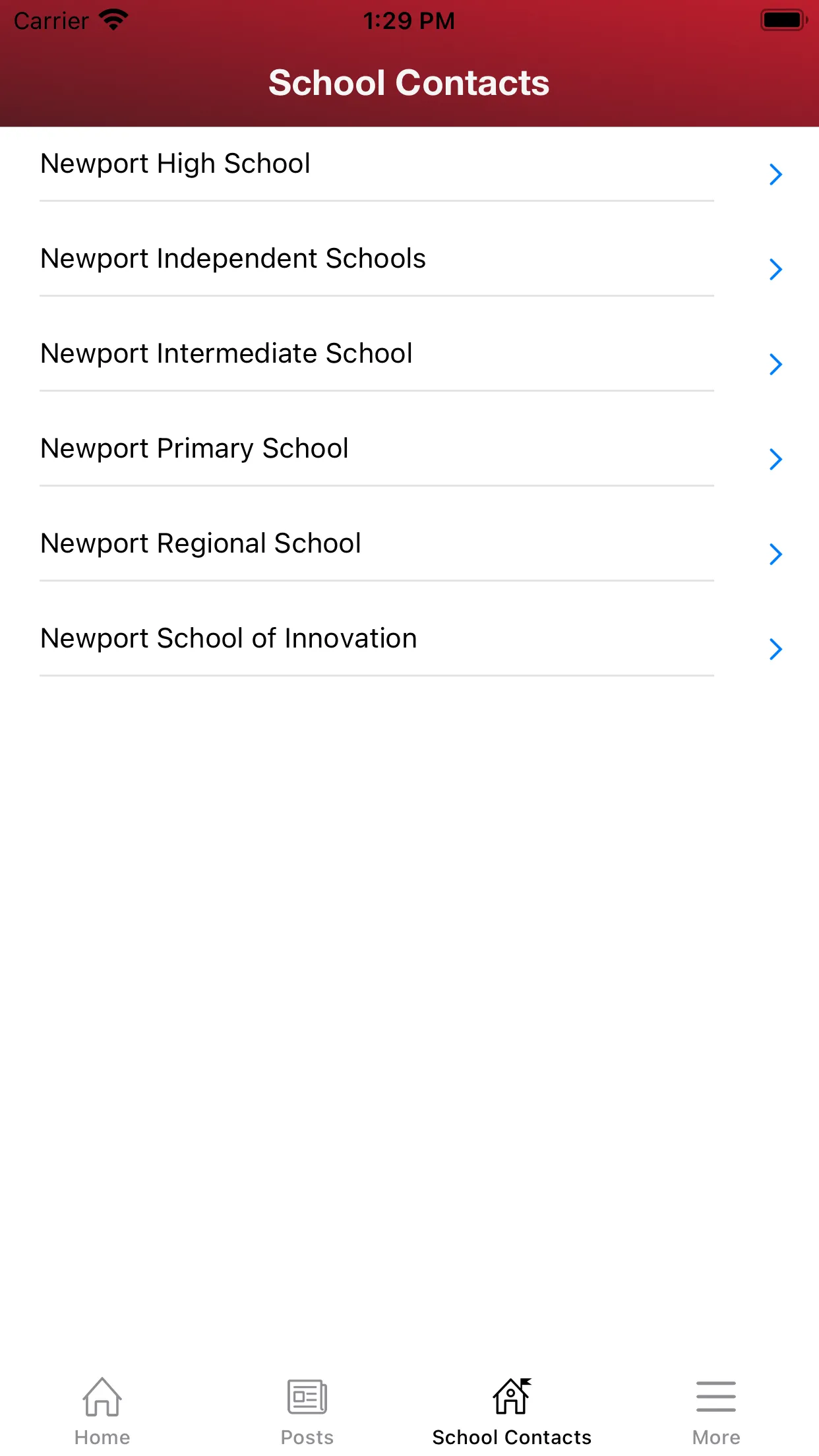 Newport Independent Schools | Indus Appstore | Screenshot