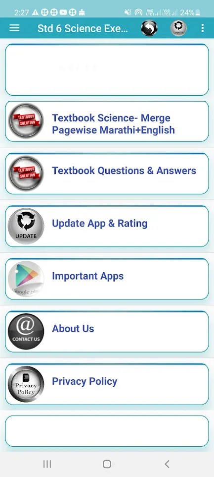 Std 6 th Science Exe Solution | Indus Appstore | Screenshot