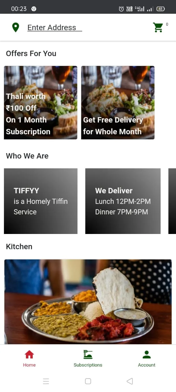 Tiffyy A Homely Tiffin Service | Indus Appstore | Screenshot