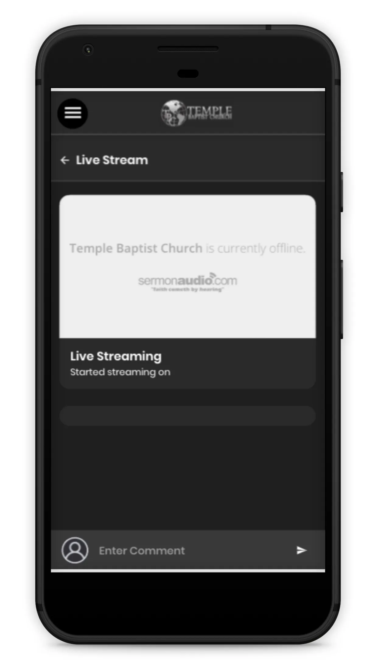 Temple Baptist Church Herndon | Indus Appstore | Screenshot