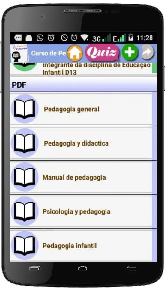 CURSO DE PEDAGOGÍA | Indus Appstore | Screenshot