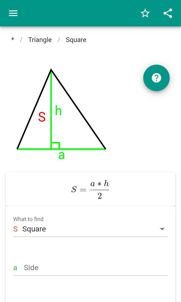 Geometry (calculator) | Indus Appstore | Screenshot