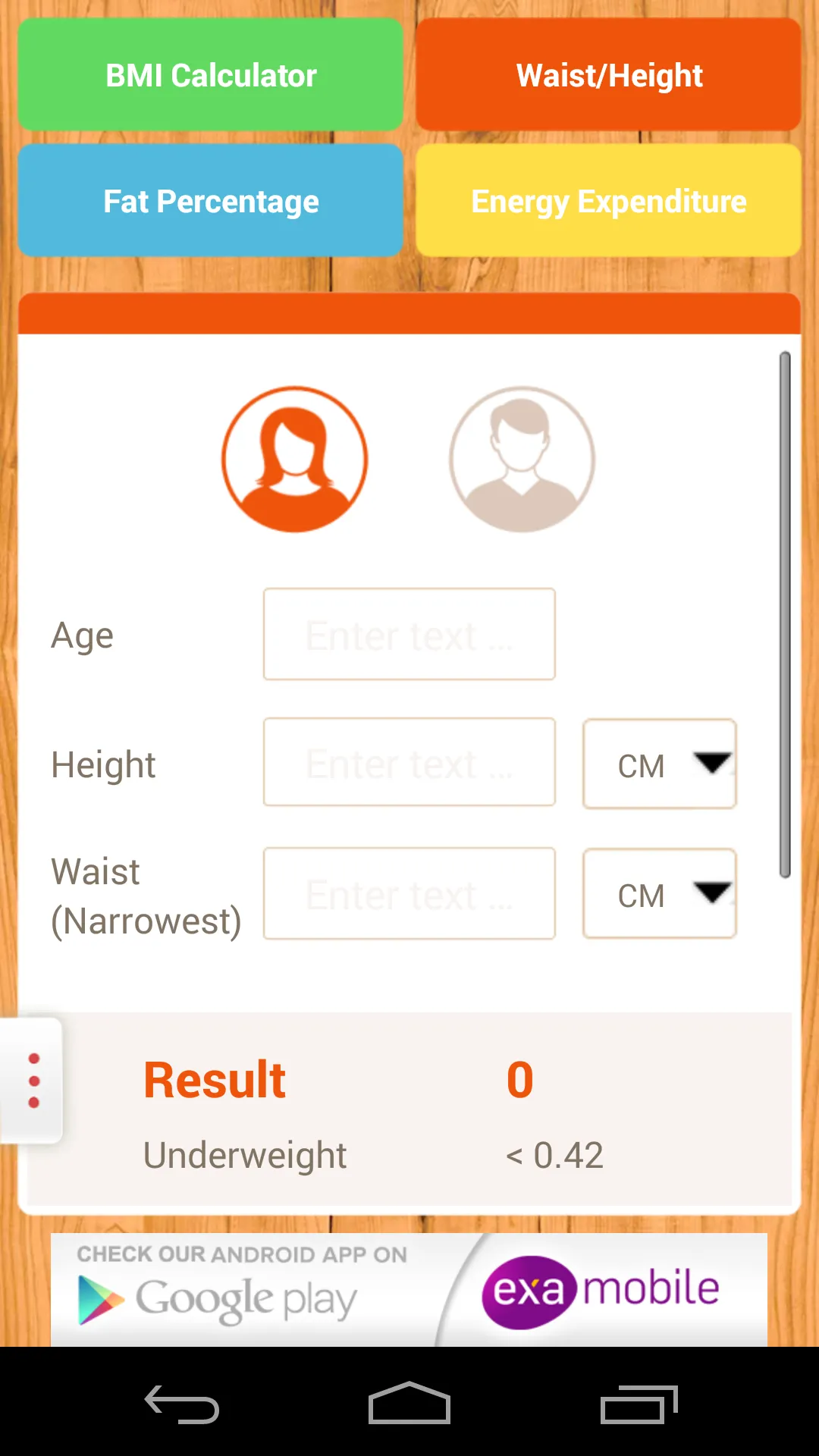 BMI Calculator: weight loss | Indus Appstore | Screenshot