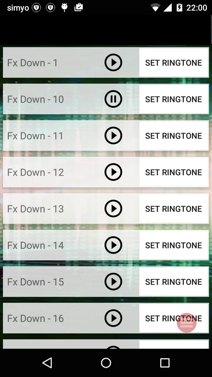 FX & effects Ringtones & alarm | Indus Appstore | Screenshot