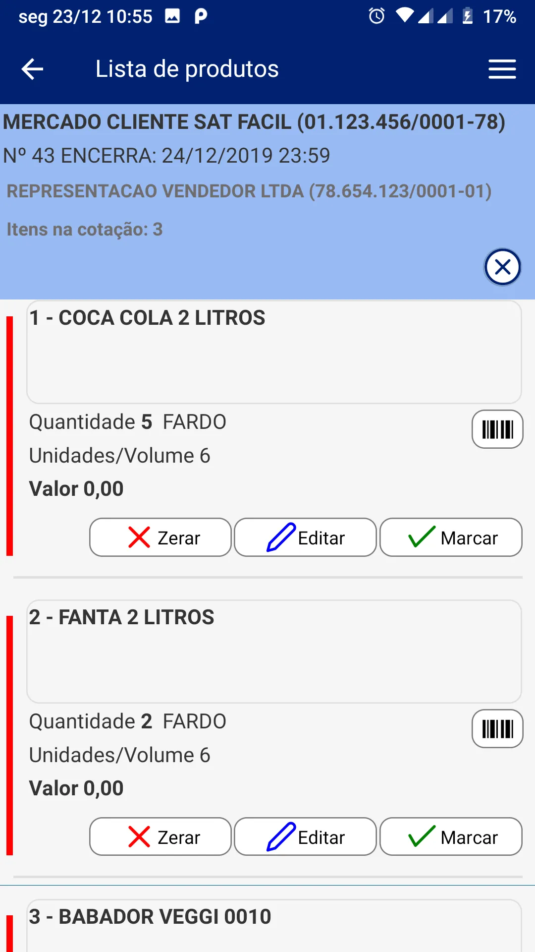 Cotação SAT Fácil | Indus Appstore | Screenshot