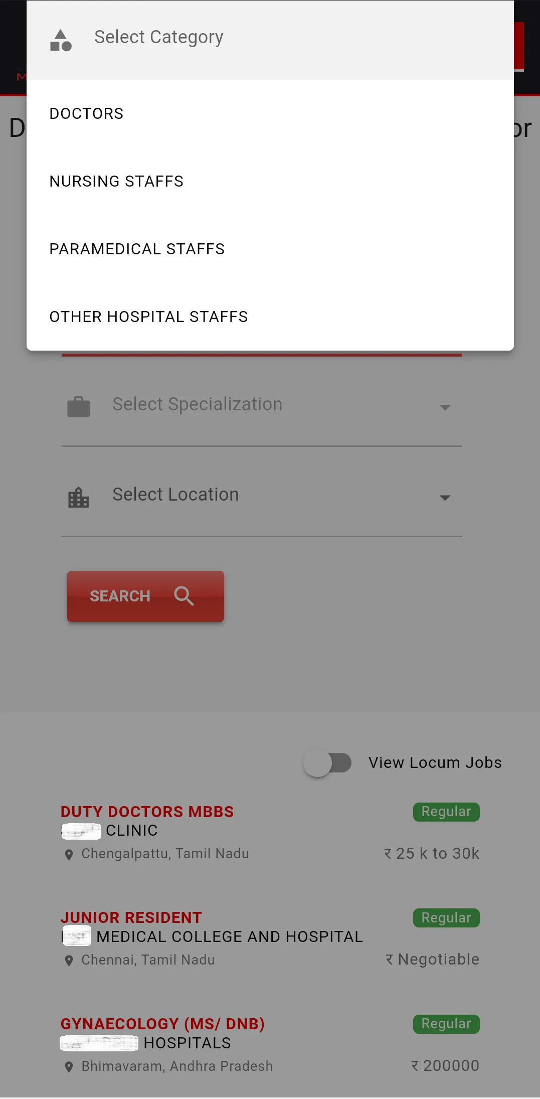 Medjobs | Indus Appstore | Screenshot