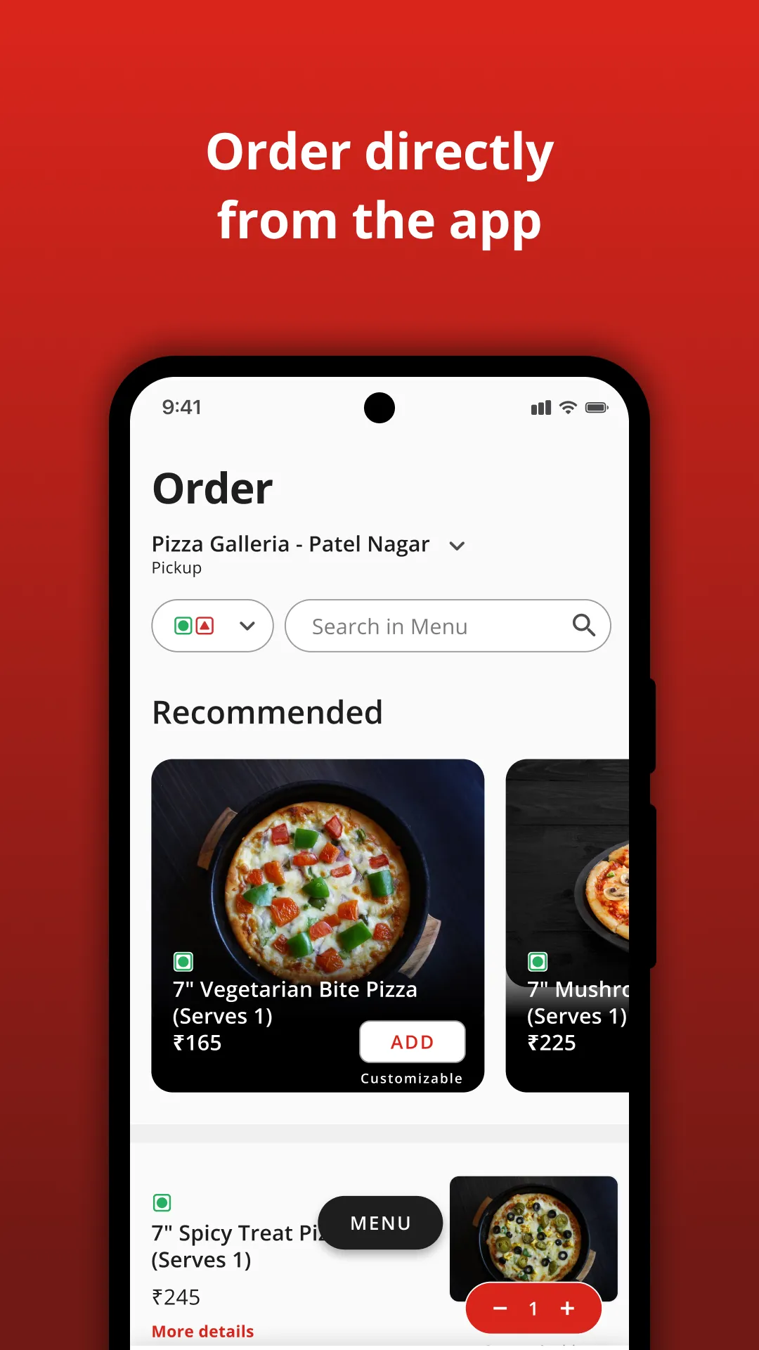 Pizza Galleria | Indus Appstore | Screenshot