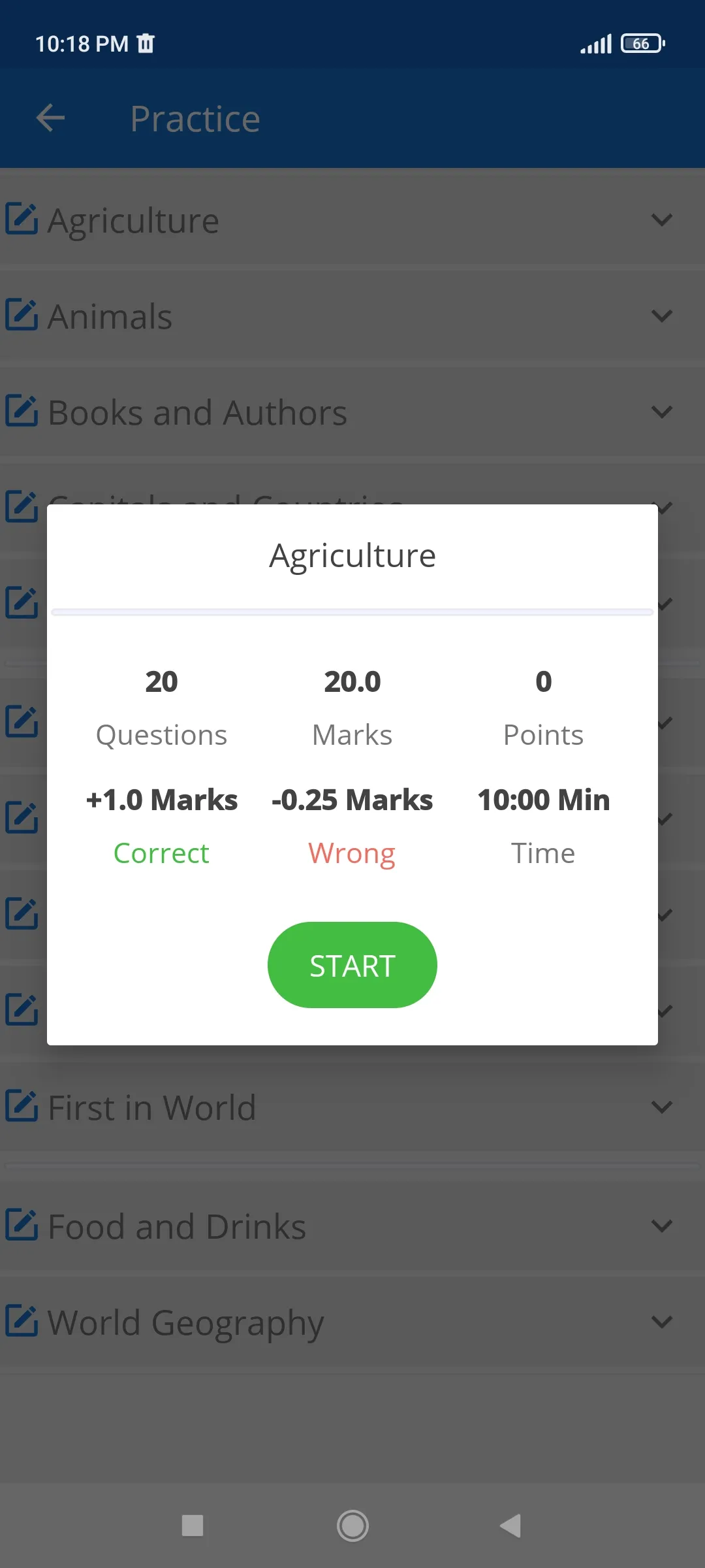 World GK in English Offline | Indus Appstore | Screenshot