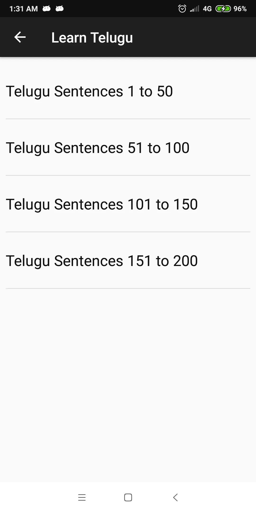 Learn Telugu through English | Indus Appstore | Screenshot