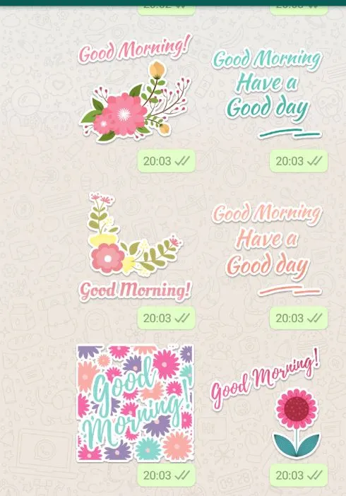 Good Morning Stickers | Indus Appstore | Screenshot