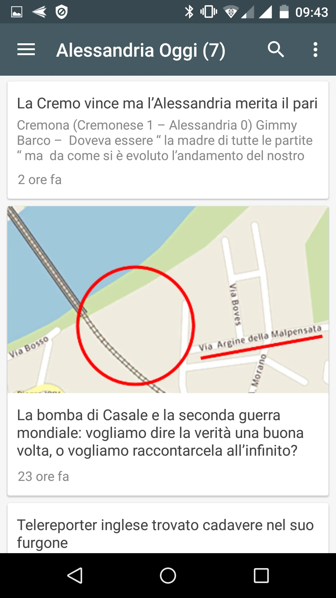 Alessandria notizie locali | Indus Appstore | Screenshot