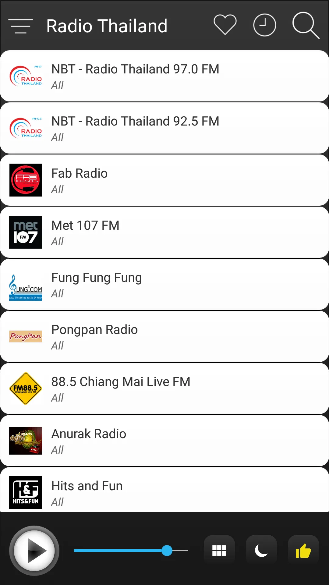 Thailand Radio FM AM Music | Indus Appstore | Screenshot