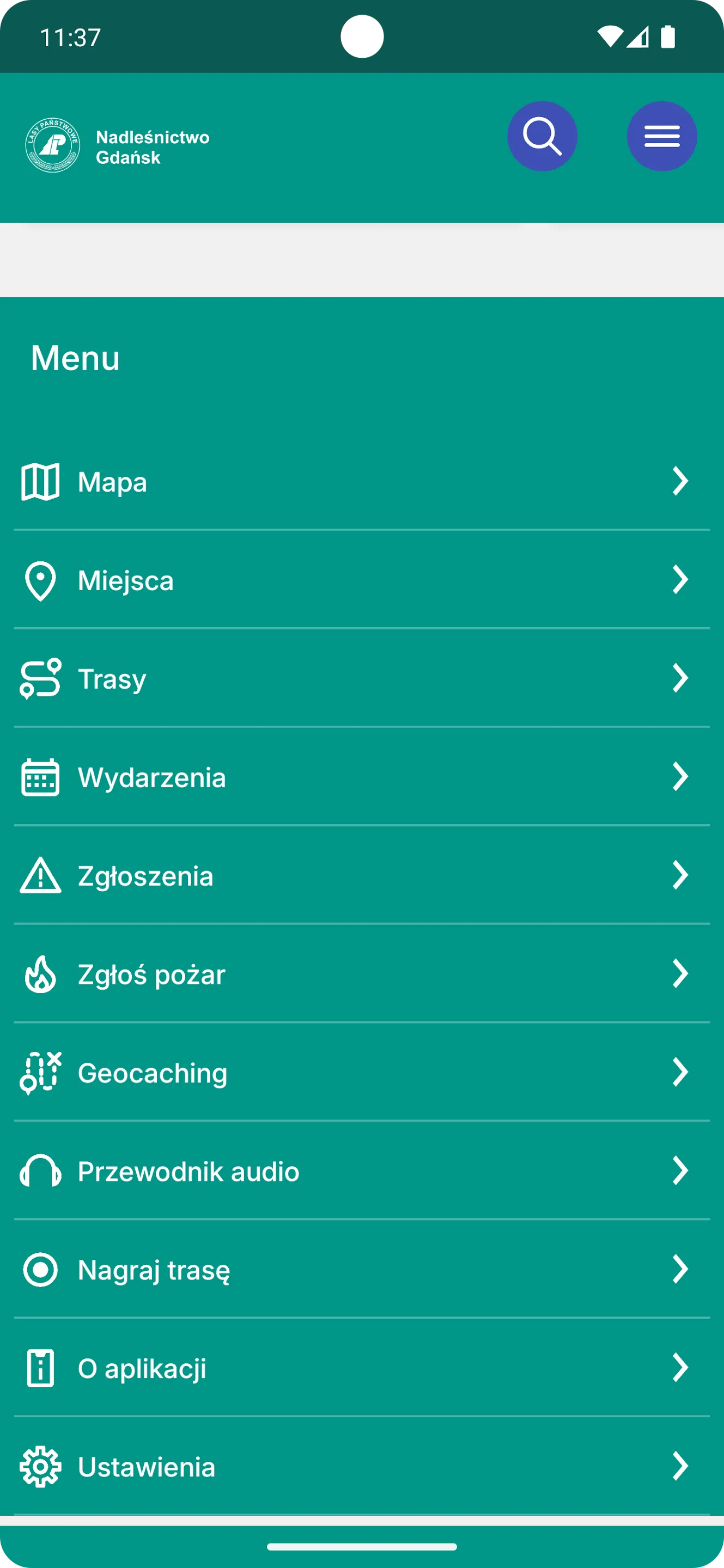 Nadleśnictwo Gdańsk | Indus Appstore | Screenshot