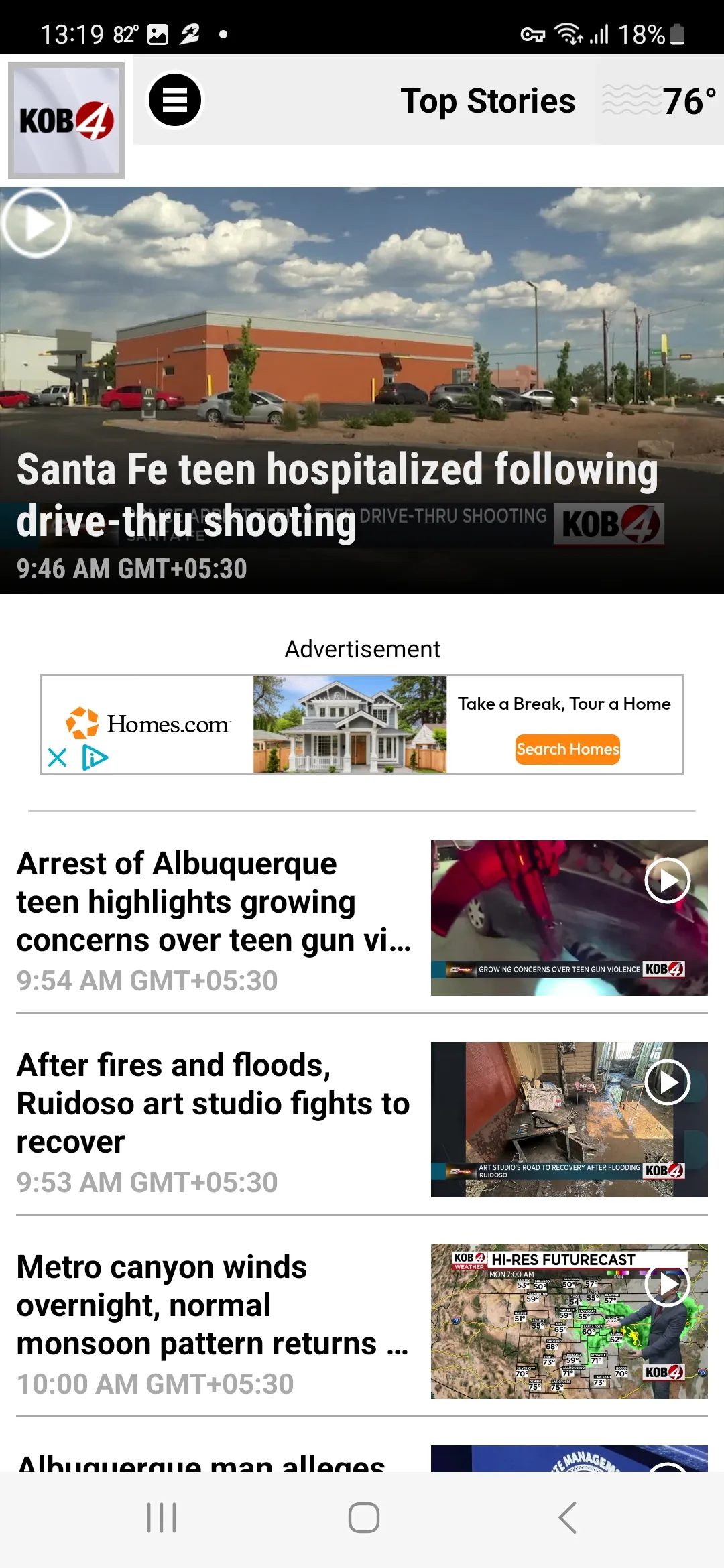 KOB 4 Albuquerque, New Mexico | Indus Appstore | Screenshot