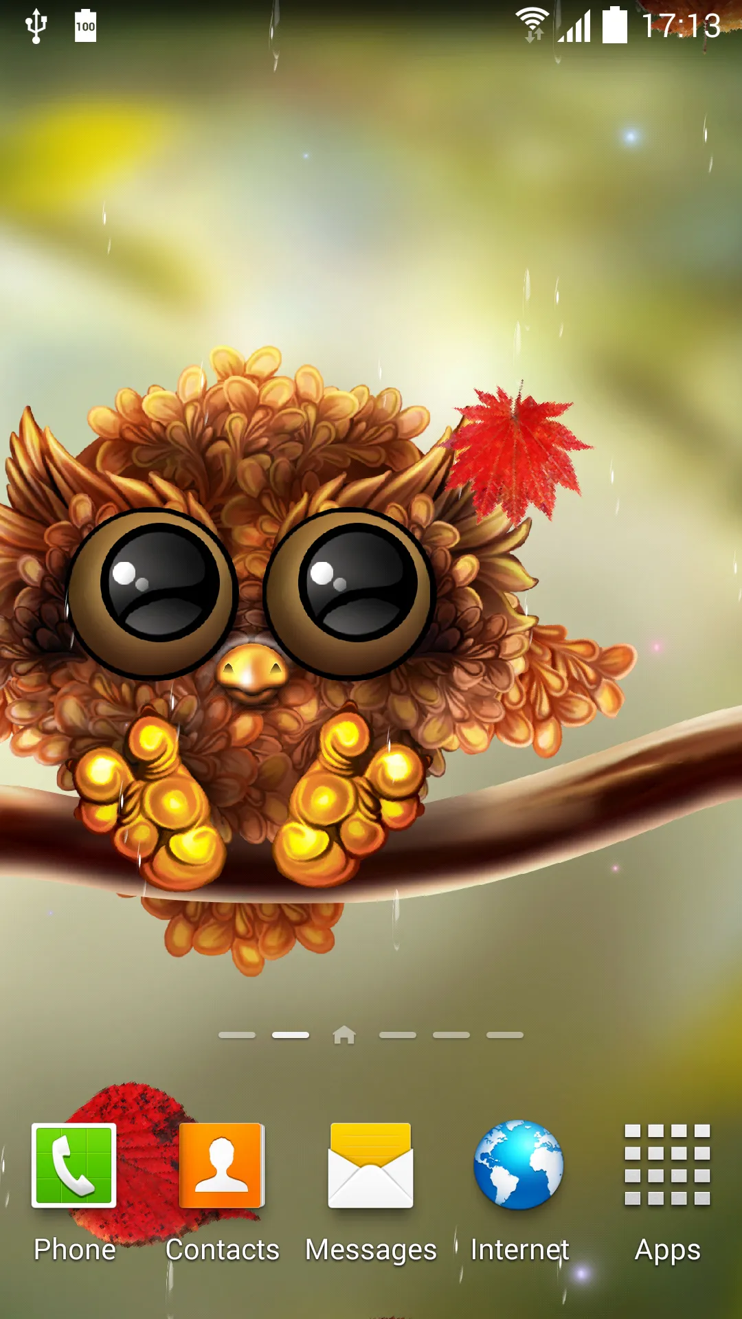 Autumn Little Owl Wallpaper | Indus Appstore | Screenshot