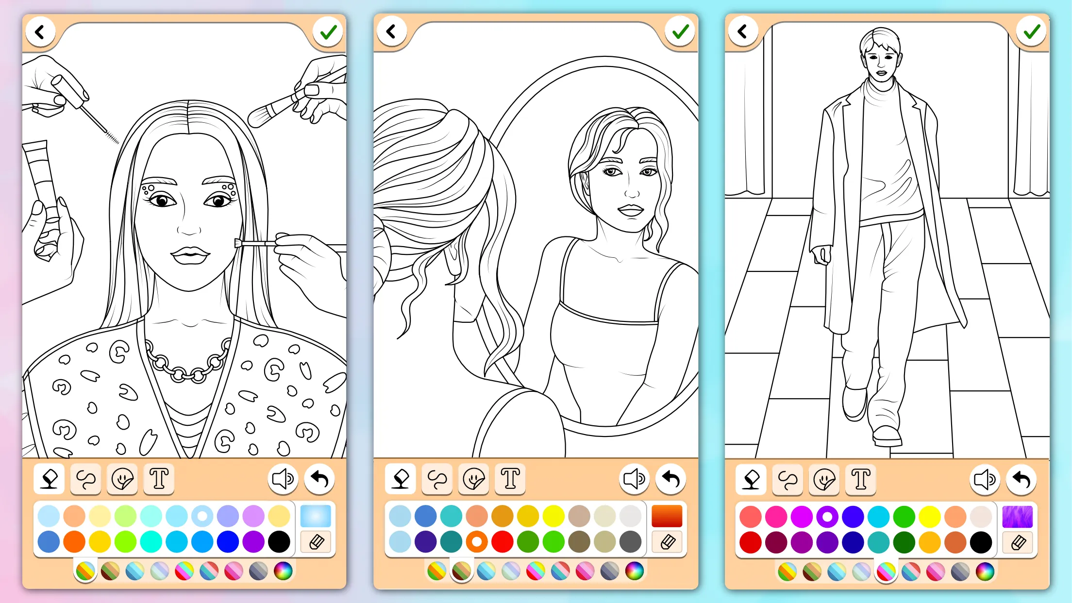 Fashion Coloring Pages | Indus Appstore | Screenshot