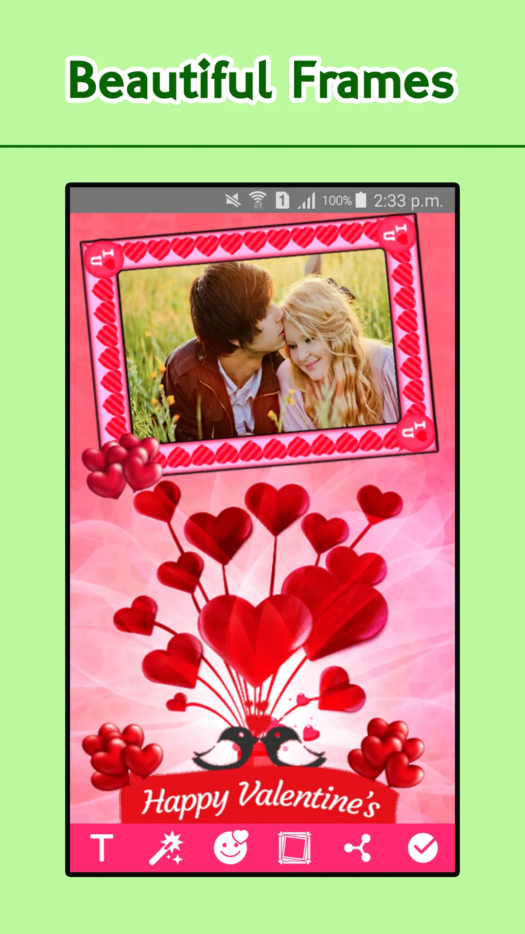 Valentines Day Photo Editor | Indus Appstore | Screenshot