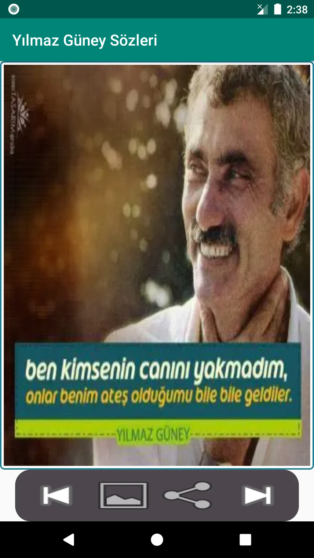 Yılmaz Güney Sözleri | Indus Appstore | Screenshot